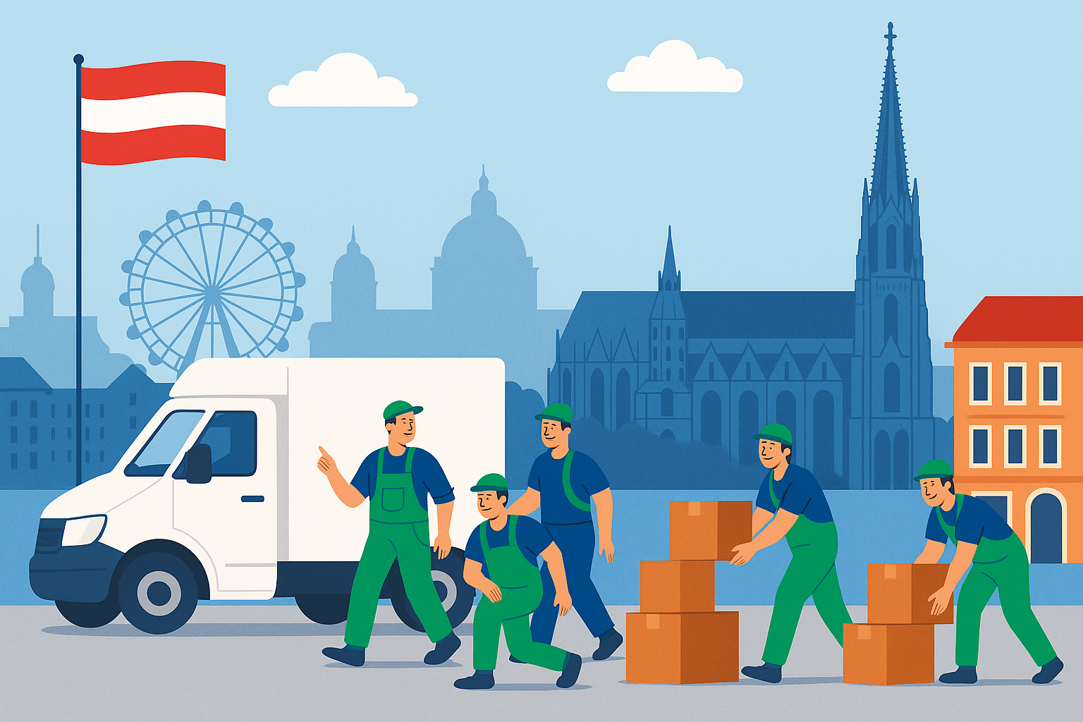 Umzug nach Österreich