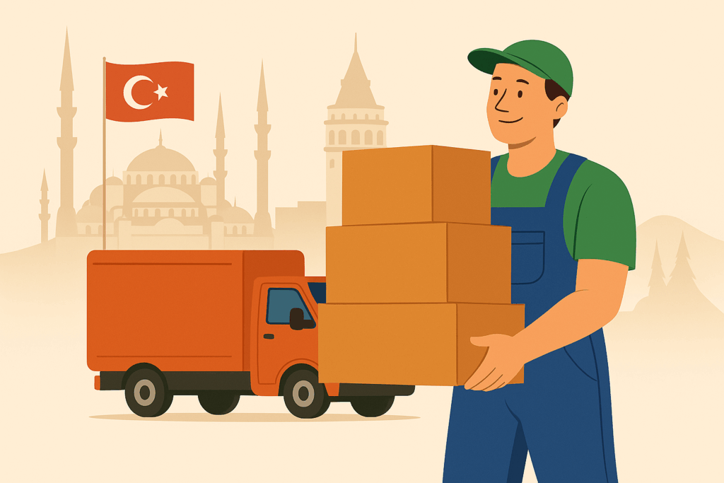 Professioneller Umzug in die Türkei
