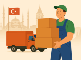 Professioneller Umzug in die Türkei